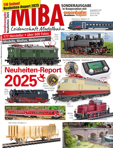 MIBA-Neuheiten-Report 2025