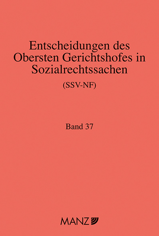 Entscheidungen des obersten Gerichtshofes in Sozialrechtssachen SSV-NF