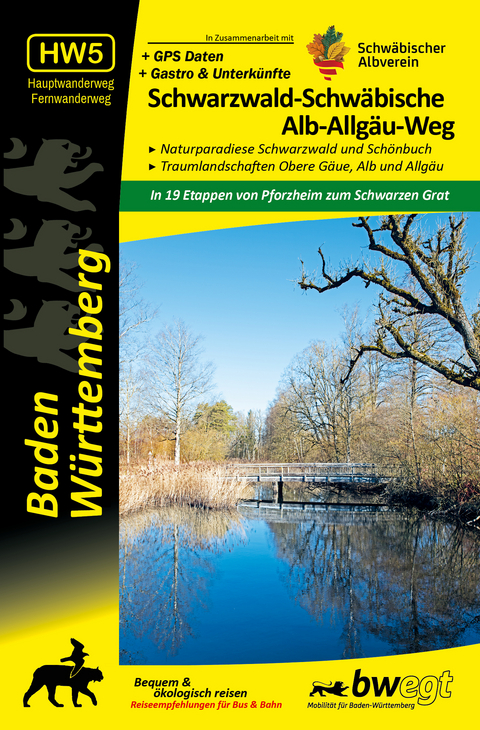 Schwarzwald-Schw&auml;bische Alb-Allg&auml;u-Weg HW5 - Naturparadiese Schwarzwald und Sch&ouml;nbuch, Traumlandschaften Obere G&auml;ue, Alb und Allg&auml;u - Michael Gallasch