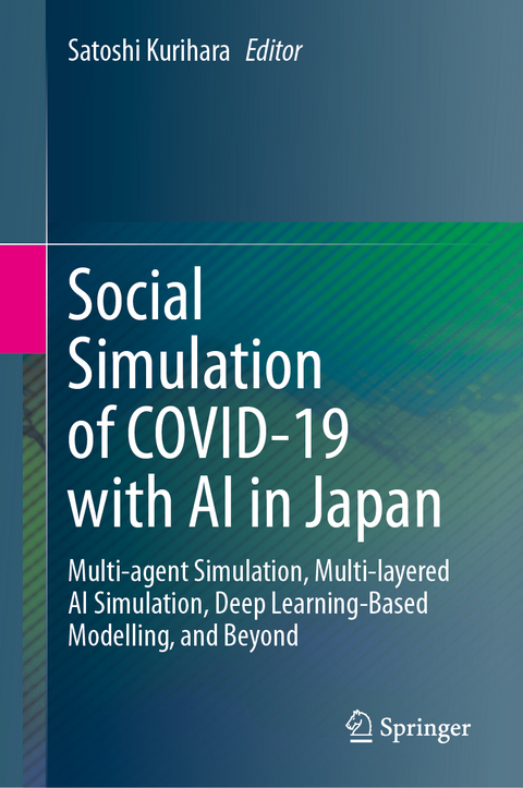 Social Simulation of COVID-19 with AI in Japan - 