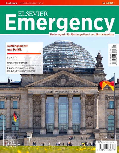 ELSEVIER Emergency. Rettungsdienst und Politik. 4/2025 - 