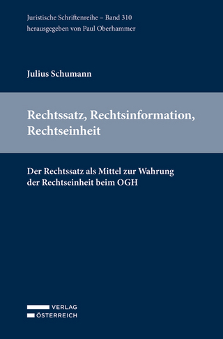 Rechtssatz, Rechtsinformation, Rechtseinheit