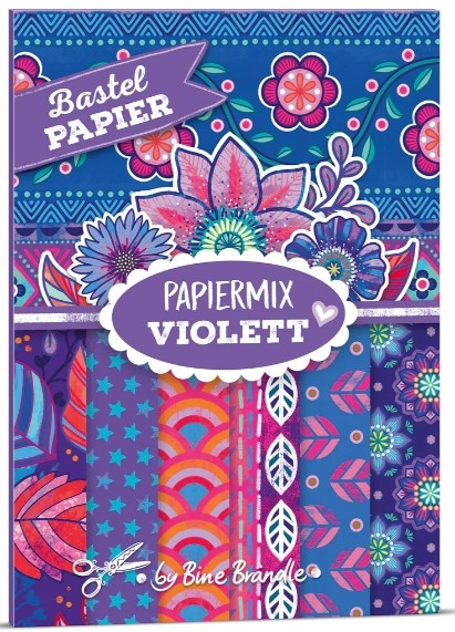 Papiermix Violett - 