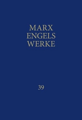 MEW / Marx-Engels-Werke Band 39
