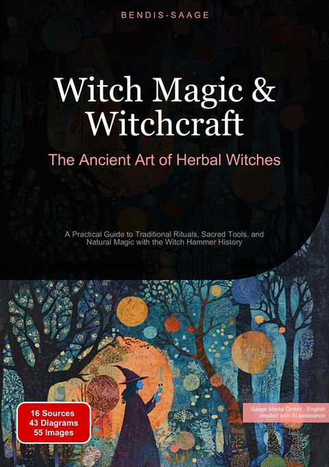 Witch Magic & Witchcraft: The Ancient Art of Herbal Witches - Bendis A. I. Saage - English