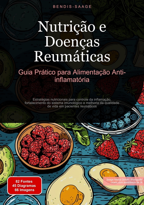 Nutri&ccedil;&atilde;o e Doen&ccedil;as Reum&aacute;ticas: Guia Pr&aacute;tico para Alimenta&ccedil;&atilde;o Anti-inflamat&oacute;ria - Bendis A. I. Saage - Portugu&ecirc;s