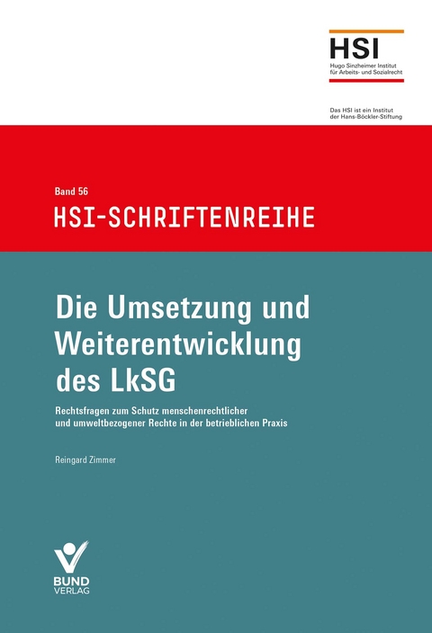 Die Umsetzung und Weiterentwicklung des LkSG - Reingard Zimmer