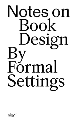 Notes on book design
