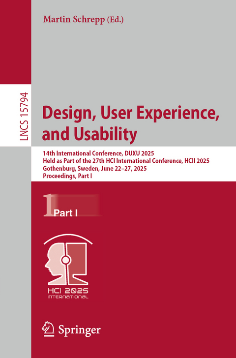 Design, User Experience, and Usability - 