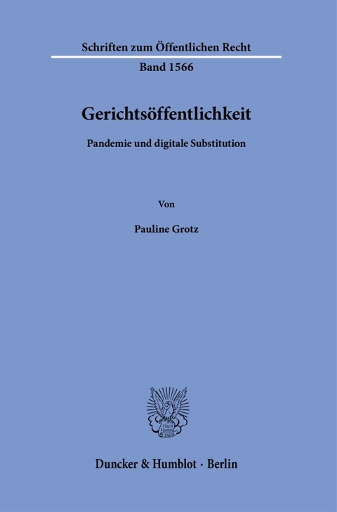 Gerichts&ouml;ffentlichkeit - Pauline Grotz