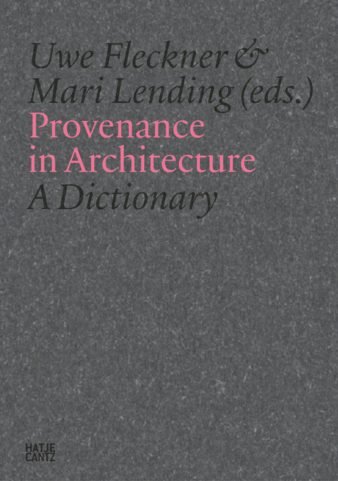 Provenance in architecture - 