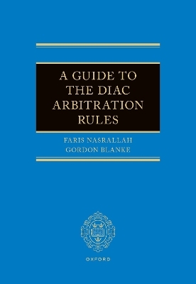 A Guide to the Diac Arbitration Rules - Faris Nasrallah