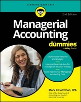 Managerial Accounting For Dummies - Holtzman, Mark P.