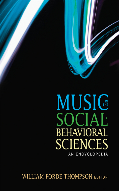 Music in the Social and Behavioral Sciences - 