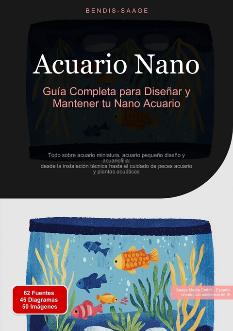 Acuario Nano: Gu&iacute;a Completa para Dise&ntilde;ar y Mantener tu Nano Acuario - Bendis A. I. Saage - Espa&ntilde;ol