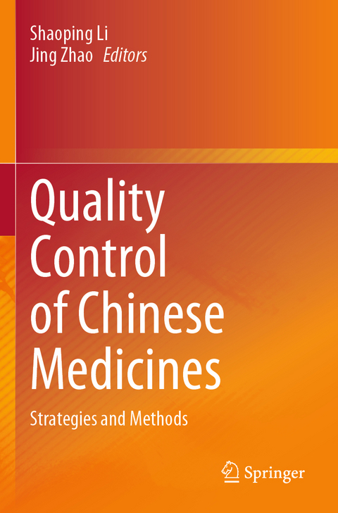 Quality Control of Chinese Medicines - 
