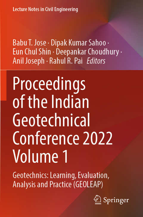 Proceedings of the Indian Geotechnical Conference 2022 Volume 1 - 