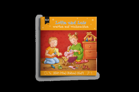 Hör-Mal-Rätsel-Heft, Lotta und Luis warten auf Weihnachten - Kirsten Brünjes