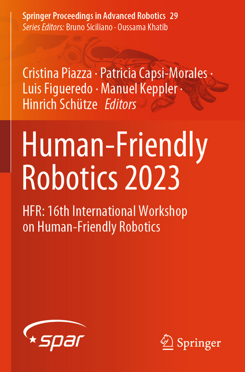 Human-Friendly Robotics 2023 - 