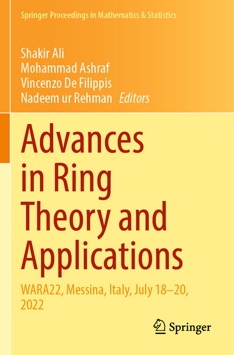 Advances in Ring Theory and Applications - 