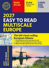 Philip's 2027 Easy to Read Multiscale Road Atlas of Europe - Philip's Maps