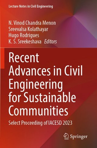 Recent Advances in Civil Engineering for Sustainable Communities