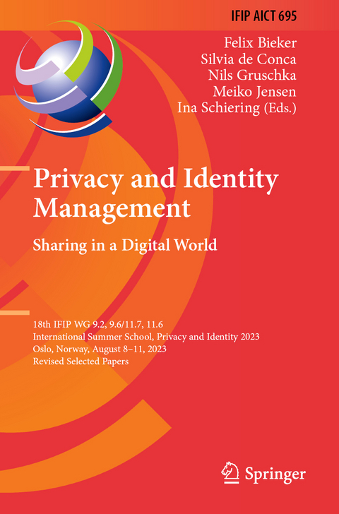 Privacy and Identity Management. Sharing in a Digital World - 
