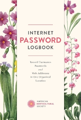 Internet Password Logbook -  American Horticultural Society