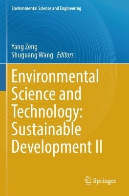 Environmental Science and Technology: Sustainable Development II - 