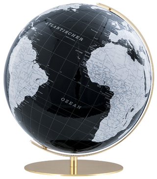 ARTLINE Regent Tischglobus schwarz, Ø 34 cm