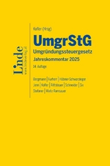 UmgrStG | Umgründungssteuergesetz 2025 - Bergmann, Sebastian; Furherr, Gebhard; Hübner-Schwarzinger, Petra; Jann, Martin; Rittsteuer, Franz; Schneider, Thomas; Six, Martin; Stefaner, Markus; Waitz-Ramsauer, Kornelia; Kofler, Georg