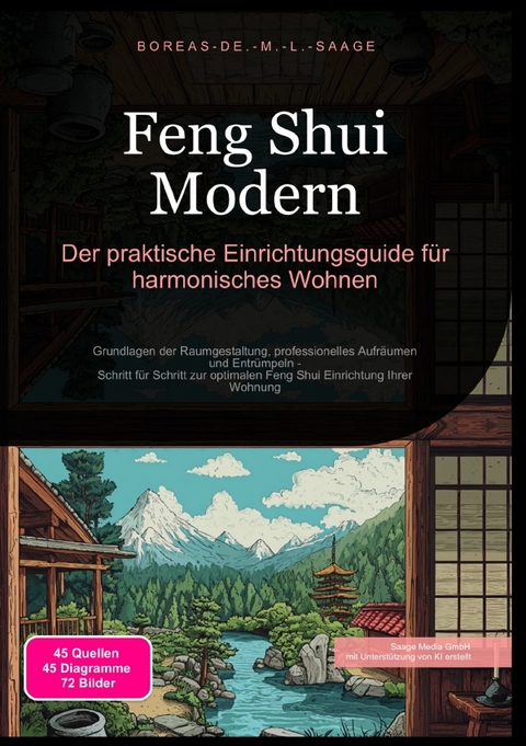 Feng Shui (DE) / Feng Shui Modern: Der praktische Einrichtungsguide f&uuml;r harmonisches Wohnen - Boreas De. M. L. Saage