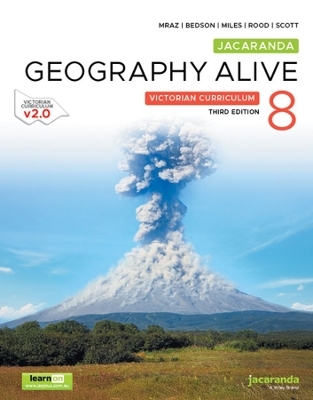 Jacaranda Geography Alive 8 Victorian Curriculum, 3e learnON and Print