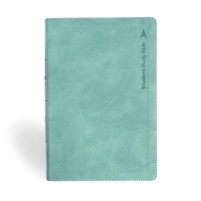 CSB Student Study Bible, Earthen Teal Suedesoft Leathertouch -  Csb Bibles by Holman