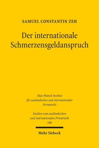 Der internationale Schmerzensgeldanspruch