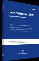 Lohnpfändung 2025 - Hintzen, Udo