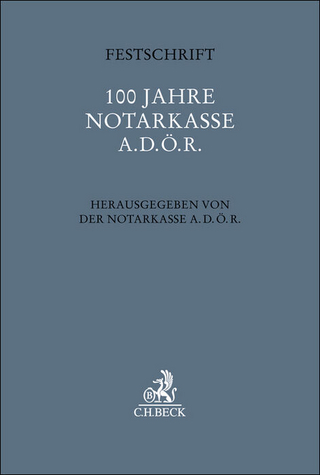 Festschrift 100 Jahre Notarkasse A.d.ö.R.