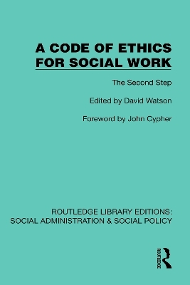 A Code of Ethics for Social Work - 