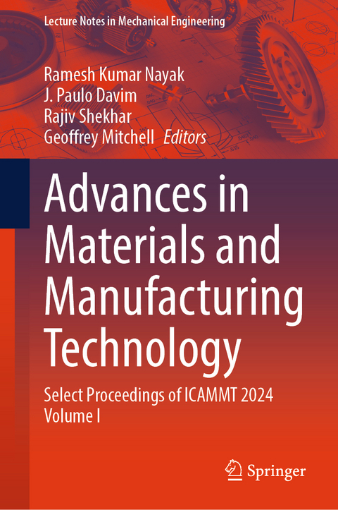 Advances in Materials and Manufacturing Technology - 