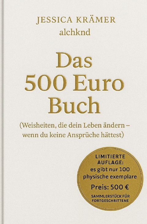 Das 500 Euro Buch - Jessica Kr&auml;mer
