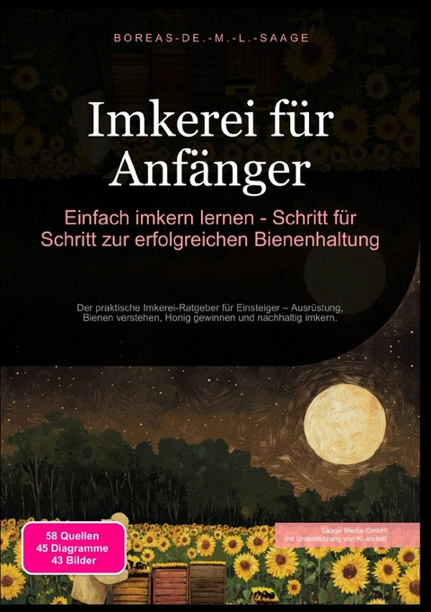 Imkerei (DE) / Imkerei f&uuml;r Anf&auml;nger: Einfach imkern lernen - Schritt f&uuml;r Schritt zur erfolgreichen Bienenhaltung - Boreas De. M. L. Saage