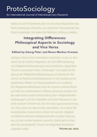 Integrating Differences: Philosopical Aspects in Sociology and Vice Versa