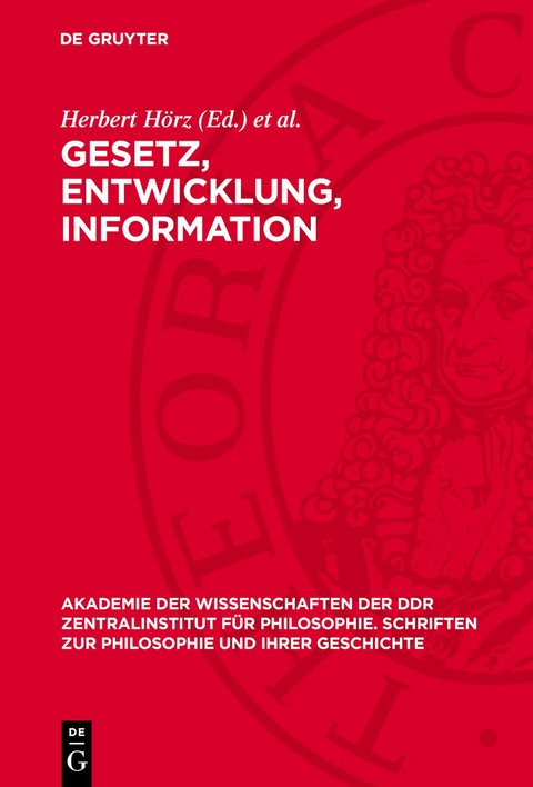 Gesetz, Entwicklung, Information - 