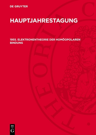 1955. Elektronentheorie der homöopolaren Bindung