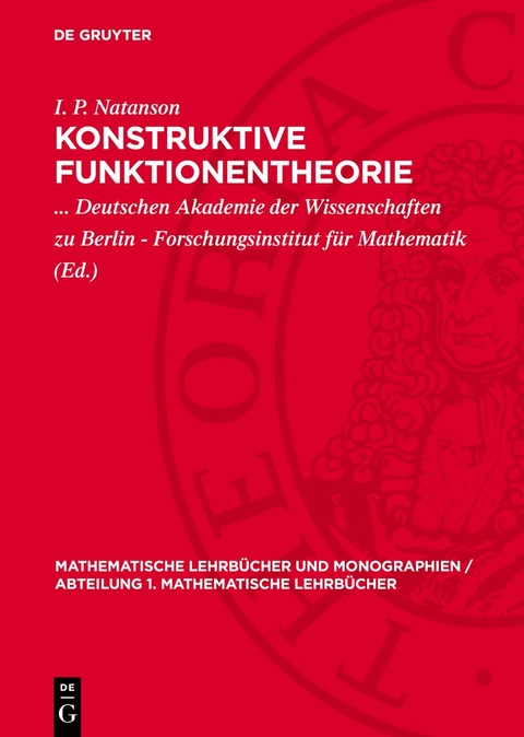 Konstruktive Funktionentheorie - I. P. Natanson