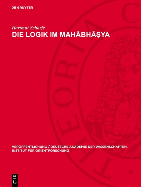 Die Logik im Mahābhāṣya - Hartmut Scharfe