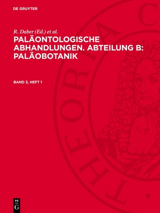 Paläontologische Abhandlungen. Abteilung B: Paläobotanik. Band 3, Heft 1