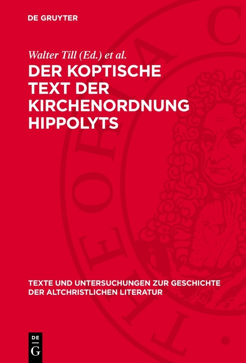 Der koptische Text der Kirchenordnung Hippolyts - 