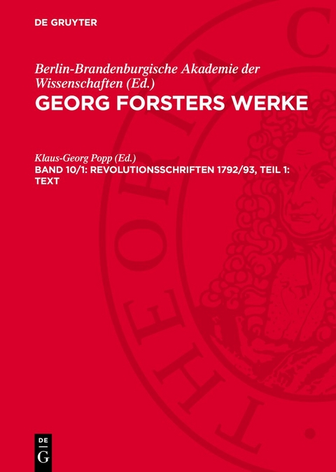 Revolutionsschriften 1792/93, Teil 1: Text