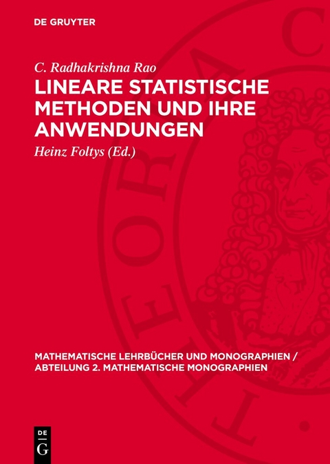 Lineare Statistische Methoden und ihre Anwendungen - C. Radhakrishna Rao